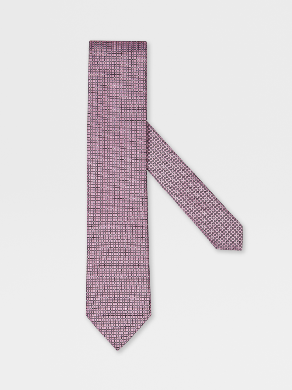 粉红色桑蚕丝领带